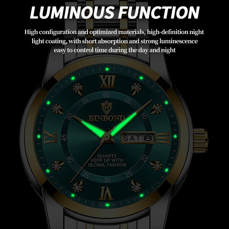 2025 Top Brand Luxury Fashion Diver Watch Men 30ATM Waterproof Date Clock Sport Watches Mens Quartz Wristwatch Relogio Masculino