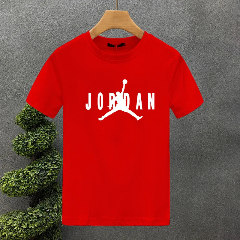 Men's Sports Short Sleeve T-shirt Graphic Sports Michael Men's and Women's Crew Neck Printed T-shirt