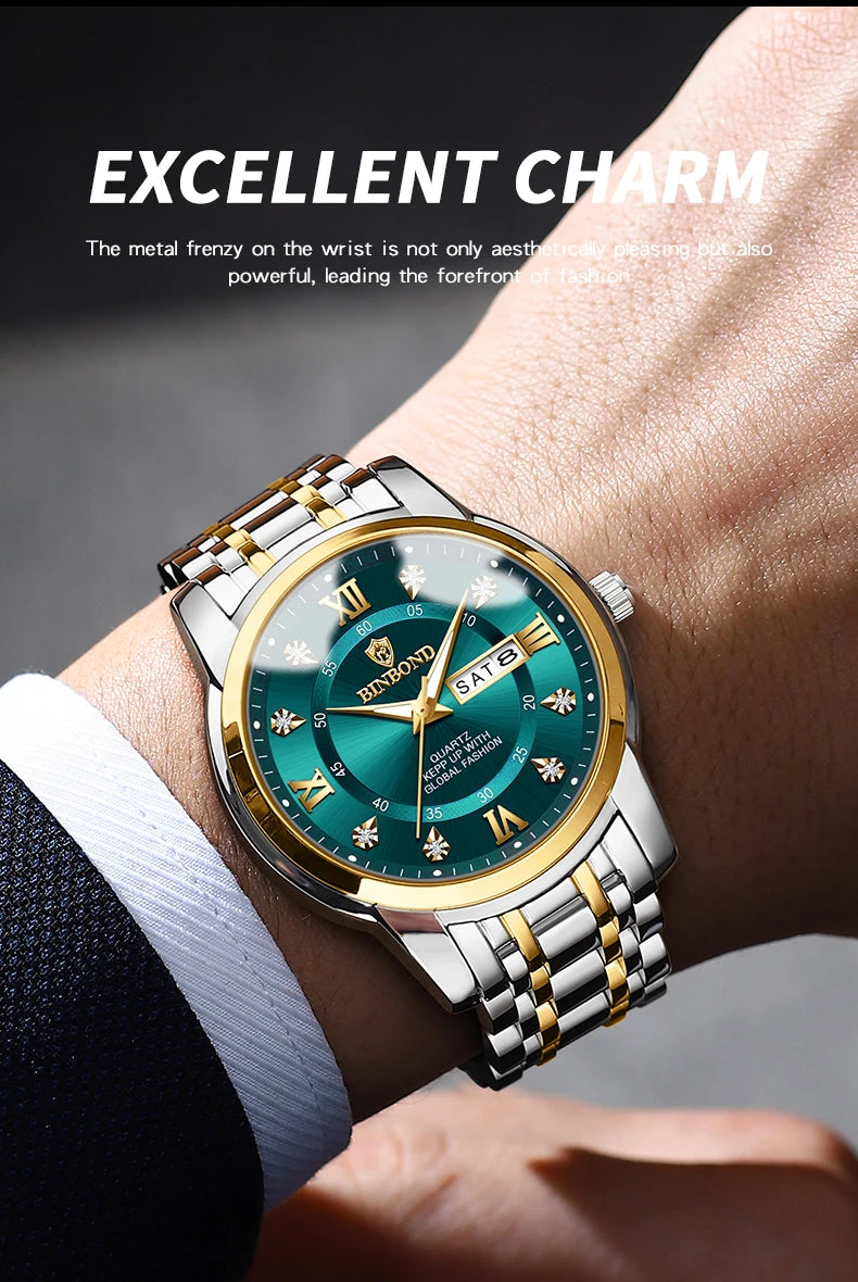 2025 Top Brand Luxury Fashion Diver Watch Men 30ATM Waterproof Date Clock Sport Watches Mens Quartz Wristwatch Relogio Masculino