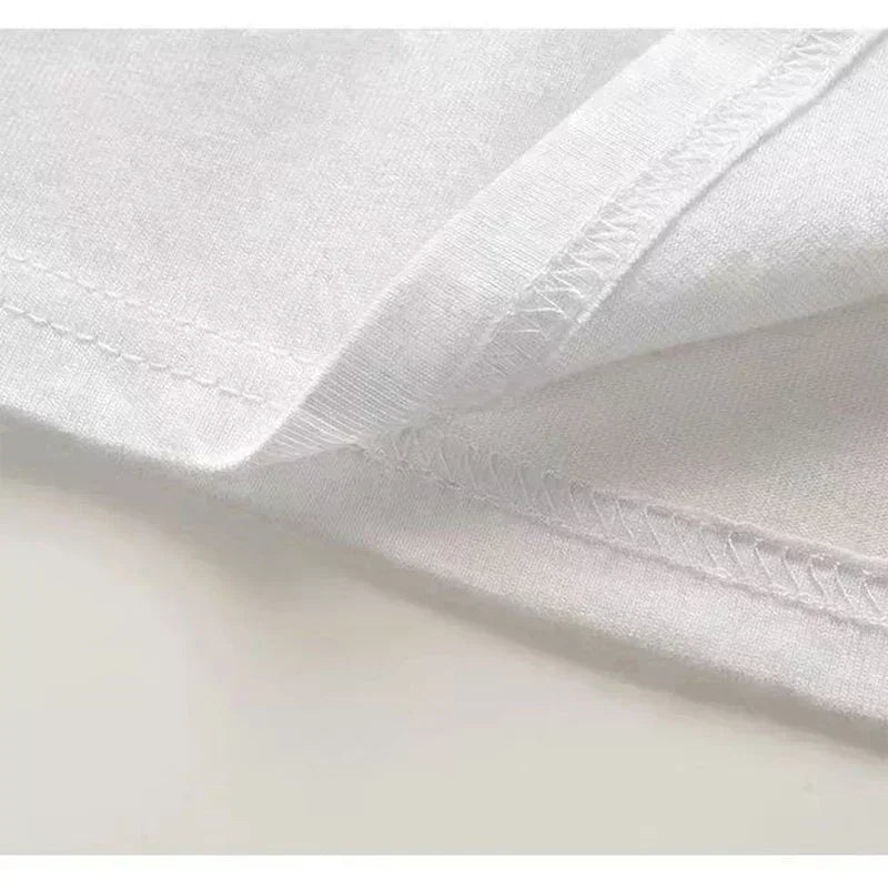 2025 Men's Trend Fashion New Summer Alphabet Pattern Printed T-shirt Pure Cotton Harajuku Classic Breathable Fashion T-shirt