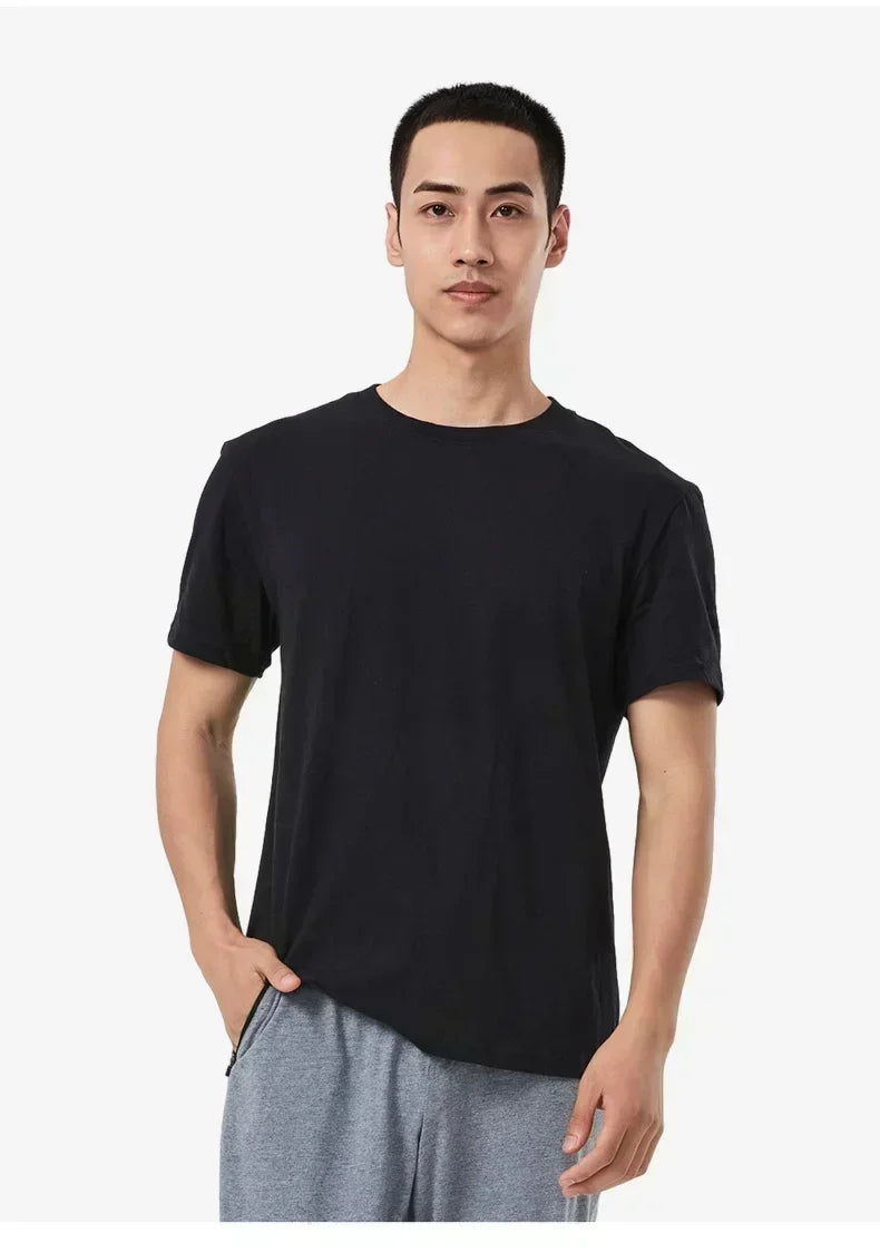 2025 Men's Trend Fashion New Summer Alphabet Pattern Printed T-shirt Pure Cotton Harajuku Classic Breathable Fashion T-shirt