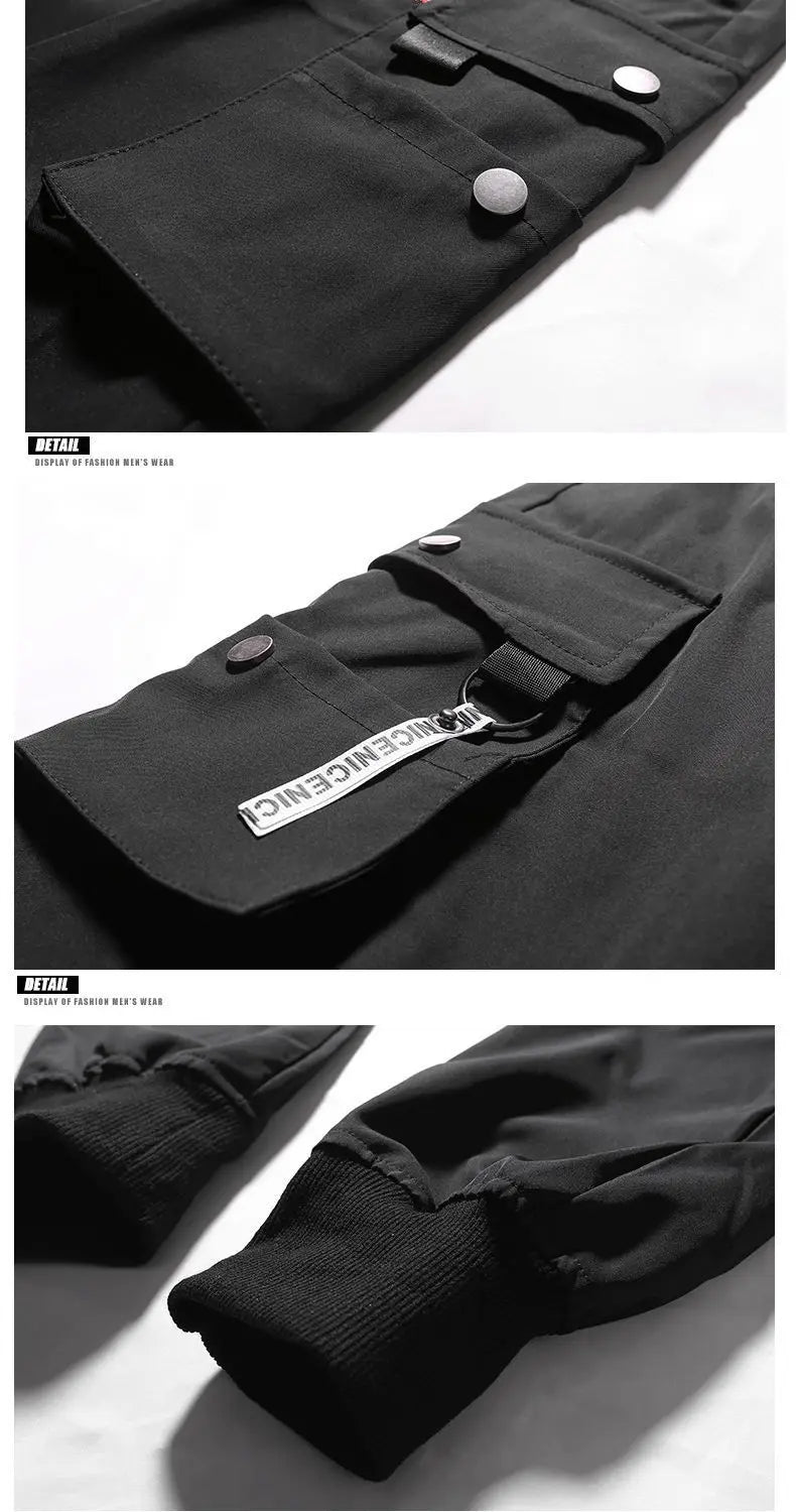 New Men Cargo Tactical Pants Work Combat Multi-pockets Casual Training Trousers Overalls Clothing Joggers Hiking Mens Cargo Pant