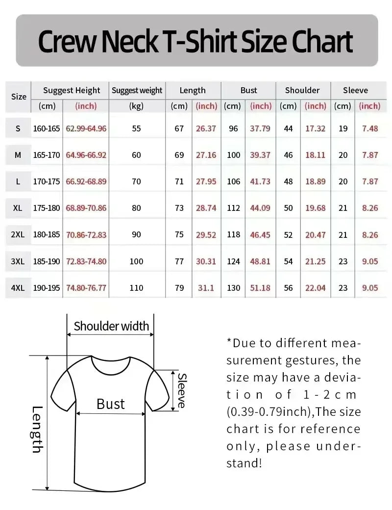Men's Breathable Sporty Pattern Printed T-shirt Casual and Fashionable Short-sleeved Cotton T-shirt Summer Brand Streetwear Top
