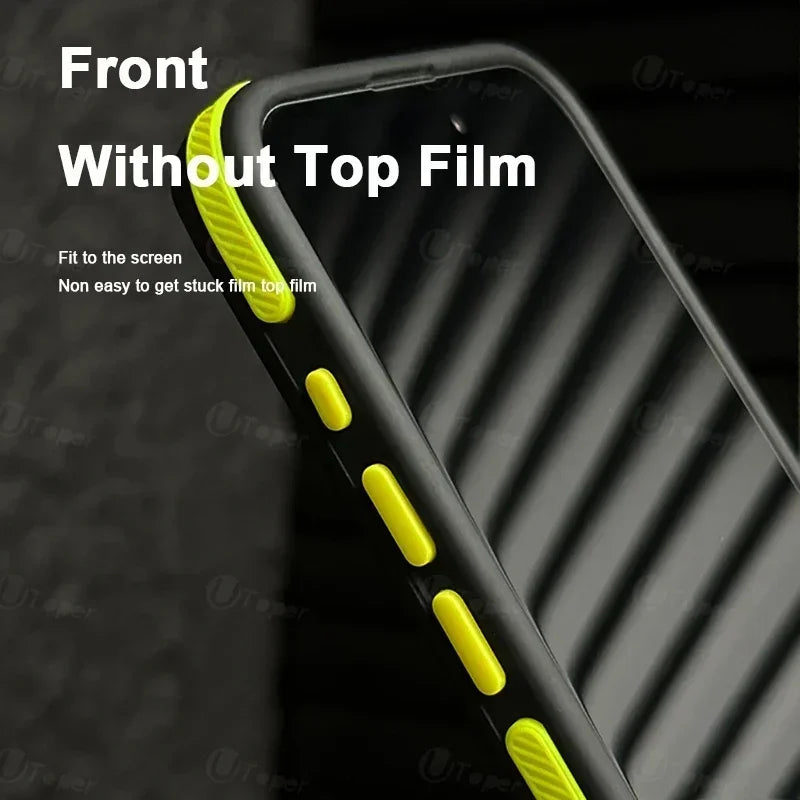 New Bicolor Matte Frosted Magnetic Phone Case For iPhone 17 16 15 14 Plus 13 12 11 Pro Max Translucent Shockproof Hard Cover