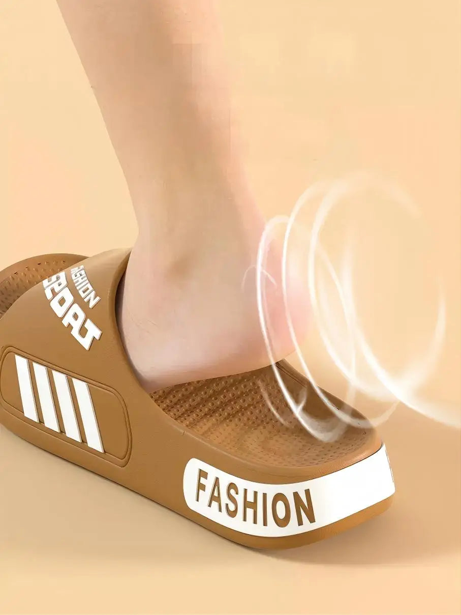 Men's and Women's Professional Design Large Size Eva Slippers Trendyy Student Couple Slippers Outdoor Wear Non-Slip Slippers Women's Summer