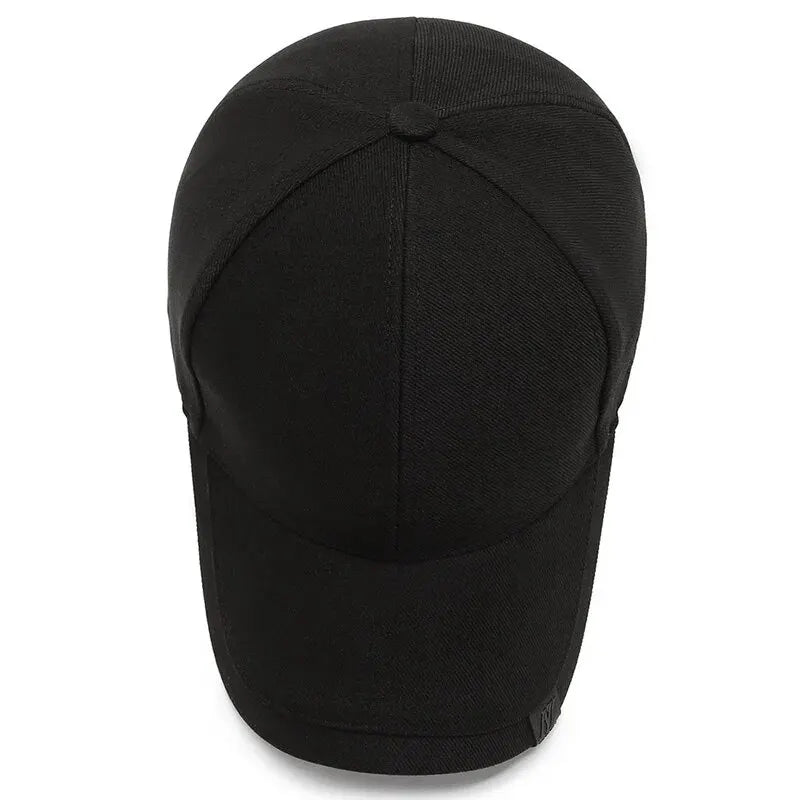 Hat Men's Tide Sunshade Cap Korean Men's Sun Hat Black Ins Tide Simple Casual And Versatile Baseball Cap